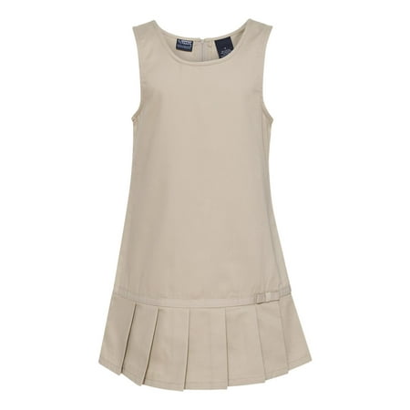 French Toast Girls School Uniform Ribbon Bow Pleated Jumper Dress, Sizes 4-20