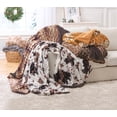 thumbnail image 3 of BrylaneHome Faux Fur Animal Print Blanket, 3 of 4