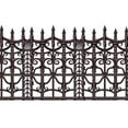 thumbnail image 2 of Beistle Creepy Fence Border Backdrop - 2 ft x 30 ft, 2 of 2