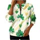 thumbnail image 3 of TaTaai Ladies St. Patrick's Day Themed Loose Round Neck Sweatshirt Fashion Long Sleeve Casual Top Comfortable for Daily Home Office Streetwear All Season Gift, 3 of 5
