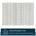 thumbnail image 6 of Well Woven Nors Light Blue Indoor/Outdoor Nordic Lattice Area Rug 8x10 (7'10" x 9'10"), 6 of 10