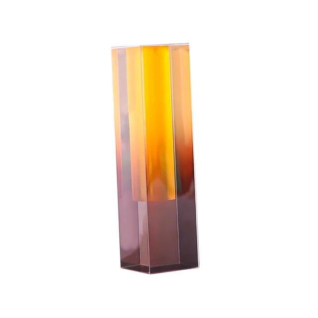 Cubo Brote Florero Macarena Jarrón de resina Marrón anaranjado