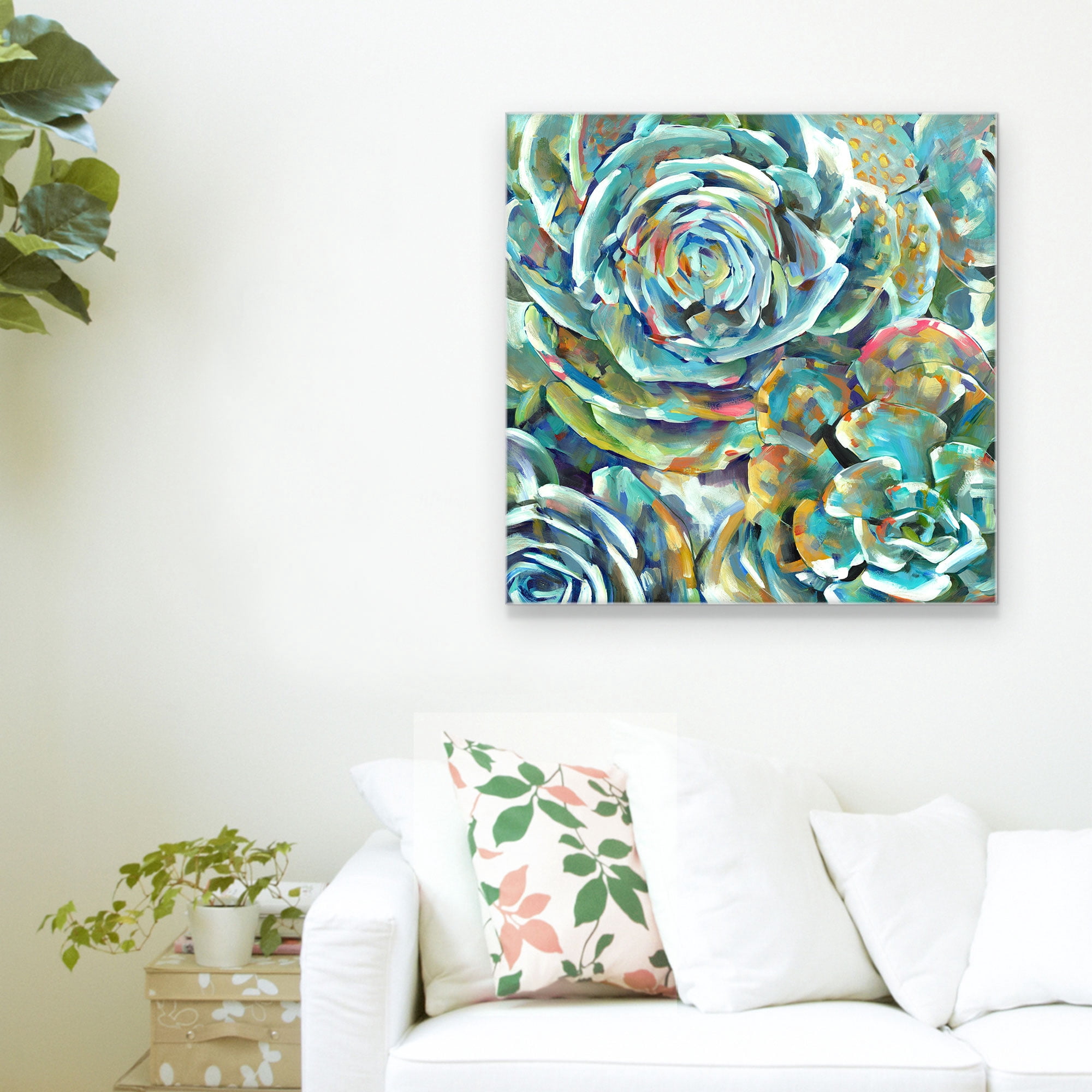 Desert Bloom Soft by Frank Parson Wrapped Canvas Painting Art Print