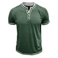 thumbnail image 6 of fatyb Summer Casual Shirts for Men Summer V Neck Tee Shirts Mens Lightweight Pullover Short Sleeve Tops, 6 of 6