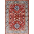 thumbnail image 1 of Ahgly Company Indoor Rectangle Mid-Century Modern Red Oriental Area Rugs, 8' x 12', 1 of 6