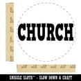 thumbnail image 2 of Church Fun Text Self-Inking Rubber Stamp Ink Stamper - Red Ink - Large 1-1/2 Inch, 2 of 7