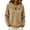 Khaki, variant on Plus size Sailor Collar Bow Knit Top for Women, Long Sleeve Loose Solid Color Fashion Pullover Sweater