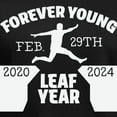 thumbnail image 3 of CafePress - Forever Young Feb 29Th Leap Year T Shirt - Women's V-Neck Dark T-Shirt, 3 of 4