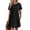 Black, variant on Swimsuit Coverup for Women 2026 Short Sleeve Bathing Suit Cover Ups Beach Summer T-Shirt Dresses with Pockets