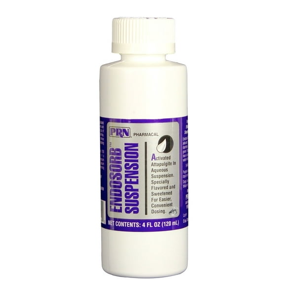 PRN Pharmacal Endosorb Suspension - Anti-Diarrheal Oral Supplement to Help Soothe the Gastrointestinal Tract in Animals - With Citrus Pectin and Magnesium - 4 Oz Bottle