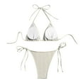 thumbnail image 5 of Afdoent Womens Tankini Bathing Suits Women's Swimwear Tankini Set Neck Tropical Pool Party Beachwear Two Piece Bikini Outfit Beach Swimwear, 5 of 5