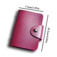 thumbnail image 1 of Tarjetero de 24 Bits para tarjetas de crédito, bolsillo para tarjetas bancarias de negocios, de PVC, de gran capacidad, para almacenamiento de efectivo, con Clip, organizador, BILLETERA, tarjetero Tan Jianjun unisex, 1 of 2