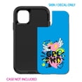 thumbnail image 2 of DistinctInk Custom SKIN / DECAL compatible with OtterBox Defender for iPhone 11 Pro (5.8" Screen) - Girl Power - GRL PWR - Pink, Blue, Yellow, 2 of 5