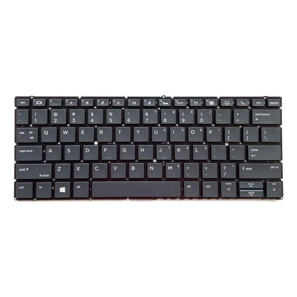 para computadora portátil, con de retroiluminación en EE. UU., para Elitebuch pour pour pour 830-G5, accesorios, reemplazo de plástico negro
