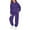 Purple, variant on Coerni Boys Girls Hoodie and Sweatpants Set for Kids Cotton Warm Athletic Sweatsuit Youth Fleece Sweatshirt Outfits Trendy Suit