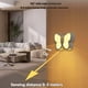 thumbnail image 2 of Luz LED con Sensor de Movimiento de Mariposa, Luz Debajo del Gabinete, Lámpara de Noche Recargable, Luz para Armario, Escalera, Dormitorio, Cocina, 2 of 10