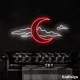thumbnail image 3 of Craftnamesign Crescent Moon Neon Sign, Sky Night LED Sign, Bedroom Decor, 3 of 4