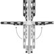 thumbnail image 3 of Estante para Secado de Ropa, TendederoMaterial: Tubos de Acero InoxidableCarga máxima: 3 kg por Barra de Soporte4 estantes, Negro/Blanco, con alas, 3 of 4