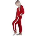 thumbnail image 4 of Sudadera Aloodor para viajes, ropa de otoño, 2 piezas, color rojo L, 4 of 5