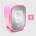 Hello Kitty Pink Beauty Mini Fridge 7L With Light Up Diammable Mirror