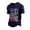 Navy #39, variant on 250th Anniversary Usa Shirts for Men Crew Neck Usa Flag Independence Tops Short Sleeve American Flag Liberty Clothes Vintage Vocation Tee Navy XL