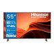 thumbnail image 1 of Hisense H5R Series 55" Pulgadas Clase 4K Smart TV con Roku TV (2025), 1 of 5