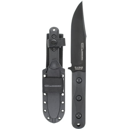 KA-BAR Knives EK Cammando Short Fixed Blade Knife 5in 1095 Cro-Van Clip Point