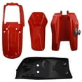 thumbnail image 2 of LABLT Plastic Front Rear Fender Gas Tank Seat Kit Fit for Yamaha PW80 Motorcycle Red, 2 of 5