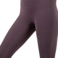 thumbnail image 5 of YITTY Active Women's Ultraluxe High-Waist Legging, Athleisure, 4-Way-Stretch, Deep Plum, M, Regular | 27" Inseam, 5 of 7