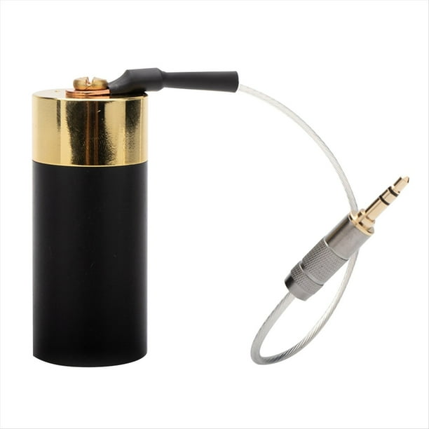 Aislador de Ruido de Bucle de GND, Antiinterferencias, Altavoz Electrónico de Cueva Negra, Cable de , Purificador de Energía, 15 cm A