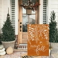 thumbnail image 4 of diyeu Hello Fall Garden Flag 12x18 Inch Double Sided Small Burlap for Outside Autumn Leaves Orange Holiday Yard Decoration, 4 of 6