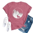 thumbnail image 1 of TINZ T-Shirt Décontracté Imprimé Col Rond Couleur Unie Manches Courtes T-Shirt d'Entraînement Femmes T-Shirts de Compression Femmes T-Shirts Actifs Femmes Manches Courtes T-Shirt Femmes Graphique, 1 of 2