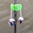 thumbnail image 7 of 10pcs Fishing Bite Alarms Fishing Rod Bells Tip Clip Bells #Ring# Green ABS✨y, 7 of 7