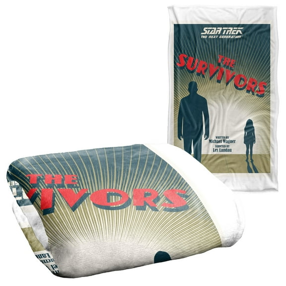 Star Trek The Next Generation Season 3 Episode 3 Silky Touch Super Soft Throw Blanket 36" x 58"