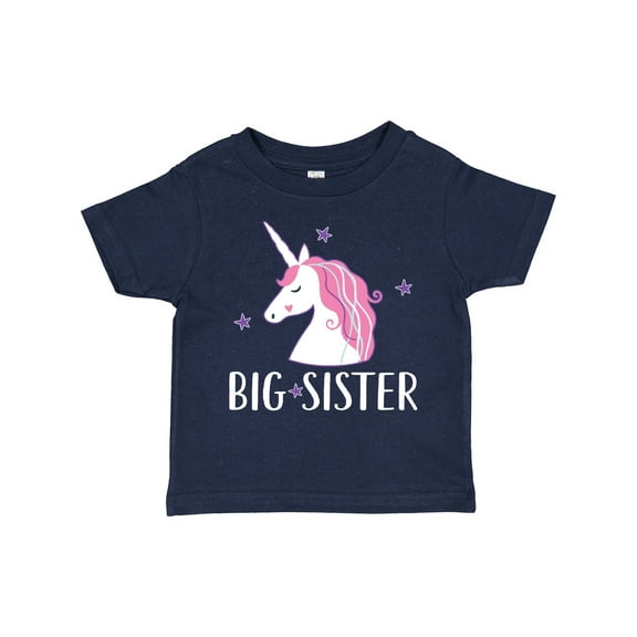 Inktastic Big Sister Unicorn Girls Toddler T-Shirt