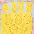thumbnail image 3 of Découpeuses de Pâques, Ensemble de Découpeuses de Pâques 3d, Moules à Biscuits Lapin Design de Classe Mondiale, 3 of 3