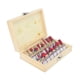 thumbnail image 3 of 15 piezas de broca enrutadora de madera con vástago de 1/4 pulgadas, juego de brocas enrutadoras profesionales de alta precisión de acero al carbono y pino para carpintería DIY, color rojo, 3 of 10