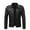 Black, variant on Babysbule Mens Jackets Men's Leather Plus Fleece Jacket Motorcycle Jacket Warm Leather Jacket