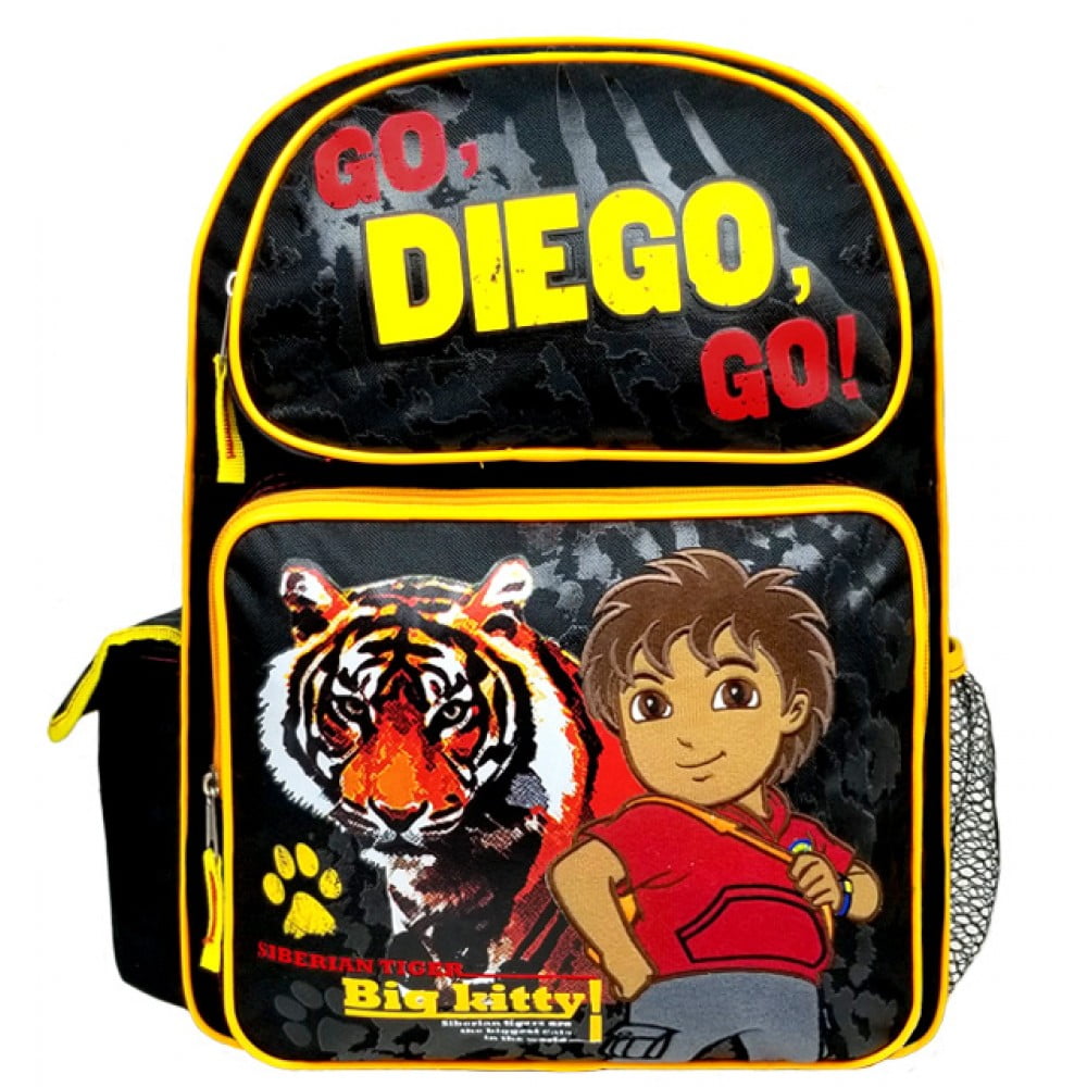Go, Diego, Go! Black Large Backpack 82232