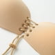 thumbnail image 4 of Mujeres sexy silicona adhesiva Invisible ala Bra Stick Gel Push Up Vestido de boda Backless Str MABOTO Sostén, 4 of 5