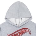thumbnail image 2 of Sudadera con capucha Hot Wheels para niños pequeños, forro polar, 2T, gris jaspeado, 2 of 8
