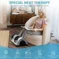 TISSCARE Shiatsu Foot Massager Machine with Heat Kneading for Pain