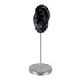 thumbnail image 1 of Modelo de oreja de silicona, pendiente, accesorio de exhibición de joyas, oreja falsa perforable reutilizable para Izquierda negra, 1 of 9