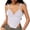 White, variant on Slim Fit Women's Tank Top - Sexy Deep V-Neck, Boned Corset Design, Ideal for Summer Nights Out