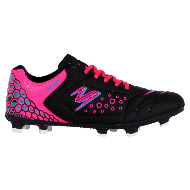 Tenis de Futbol Kuali Shoes Tachon Unisex M-456 NG Fiusha Azul 25 cm