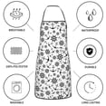 thumbnail image 6 of Pofeuu Nautical Themed Simple Anchors Print Aprons with Pockets, Cute Aprons for Kitchen, Cooking, Server, Barber, Chef Apron, 6 of 7