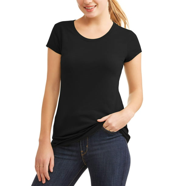 No Boundaries Juniors' Everyday Short Sleeve T-Shirt - Walmart.com