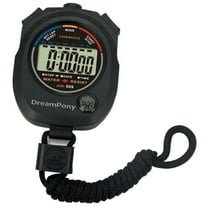 DreamPony Stop watches, Digital Stopwatch Timer with Back Light Stop Watch 0.001second Timing, Black
