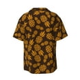 thumbnail image 2 of Sigee Colorful Pineapple Print Men's Shirts Casual Button Down Short Sleeve Summer Beach Shirt Hawaiian Vacation Shirts Tee Shirt-Medium, 2 of 7