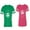 Men Green / Women Pink, variant on Matching Couple Cotton Jerseys (Men / Women)